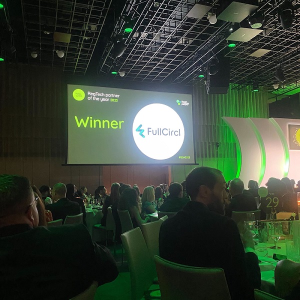 FullCircl named RegTech Partner of the Year at the British Bank Awards 2023