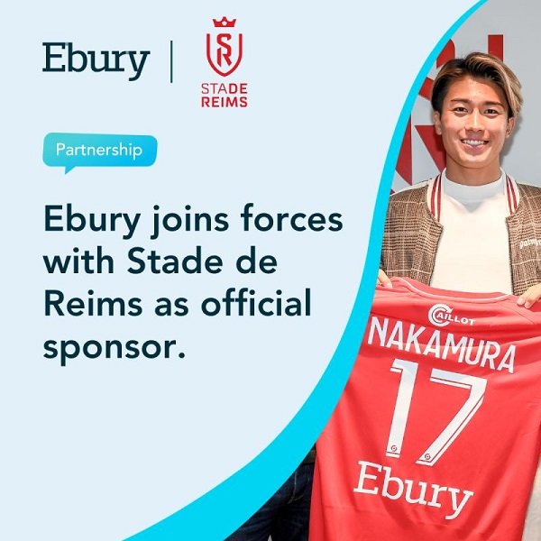 Ebury named as Premium Partnership of Stade de Reims